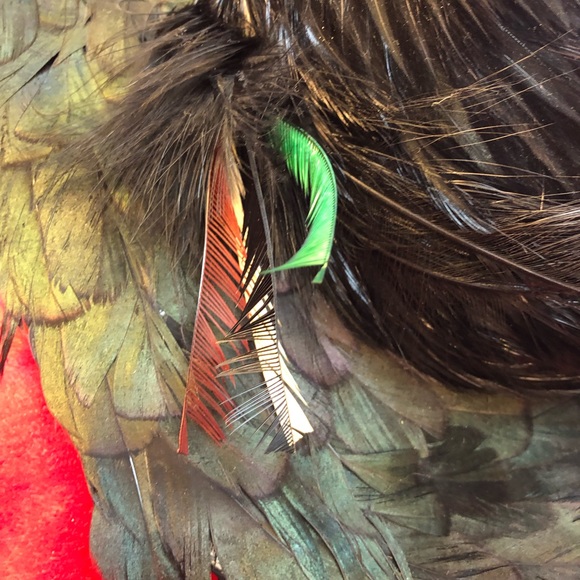 Circa 70’s ladies all feather brim hat. Fits most. - Picture 4 of 8